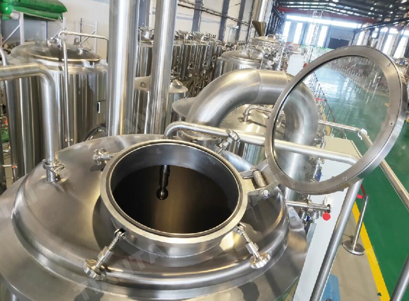 5BBL 600L Steam heating nano beer brewing brewery 2 vessels system Chinese manufacturer ZXF